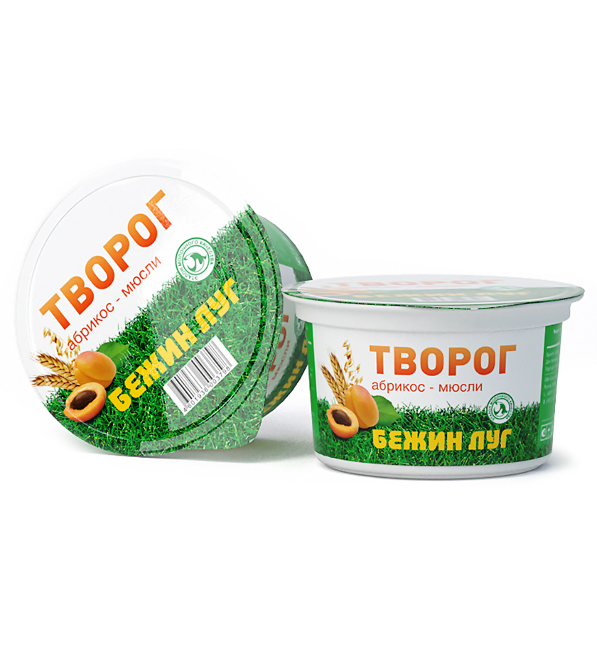 Мягкий творог с абрикосом и мюсли Фото Мягкий творог с абрикосом и мюсли