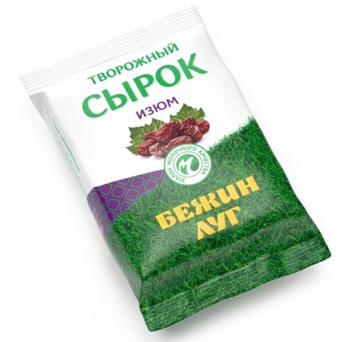 Сырок творожный с массовой долей жира 8% с сахаром и изюмом Фото Сырок творожный с массовой долей жира 8% с сахаром и изюмом