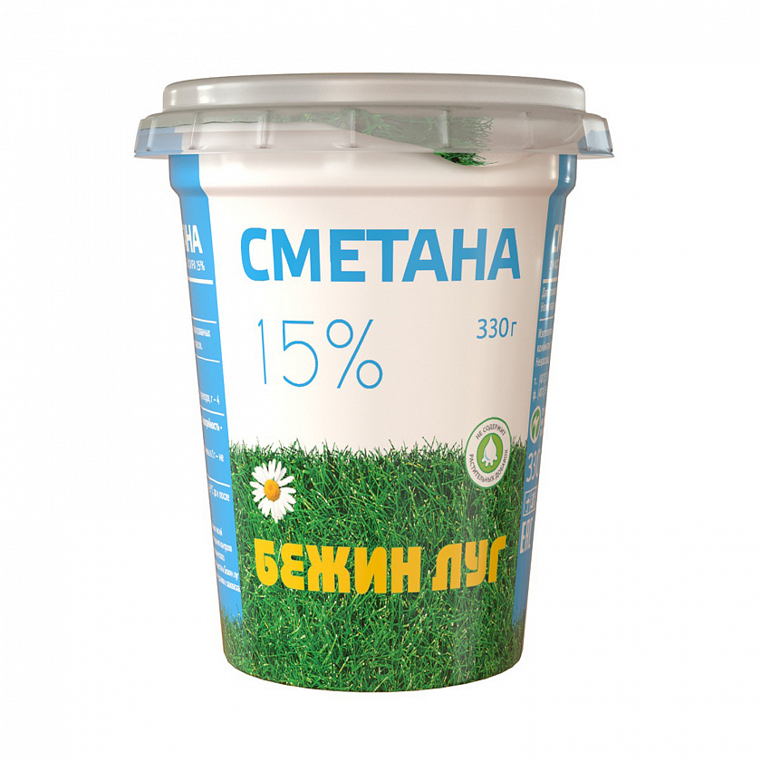 Сметана 15% Бежин луг Фото Сметана 15% Бежин луг