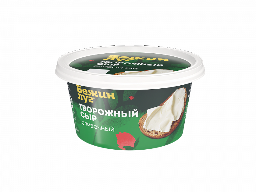 Сыр творожный сливочный "Бежин луг" Фото Сыр творожный сливочный "Бежин луг"