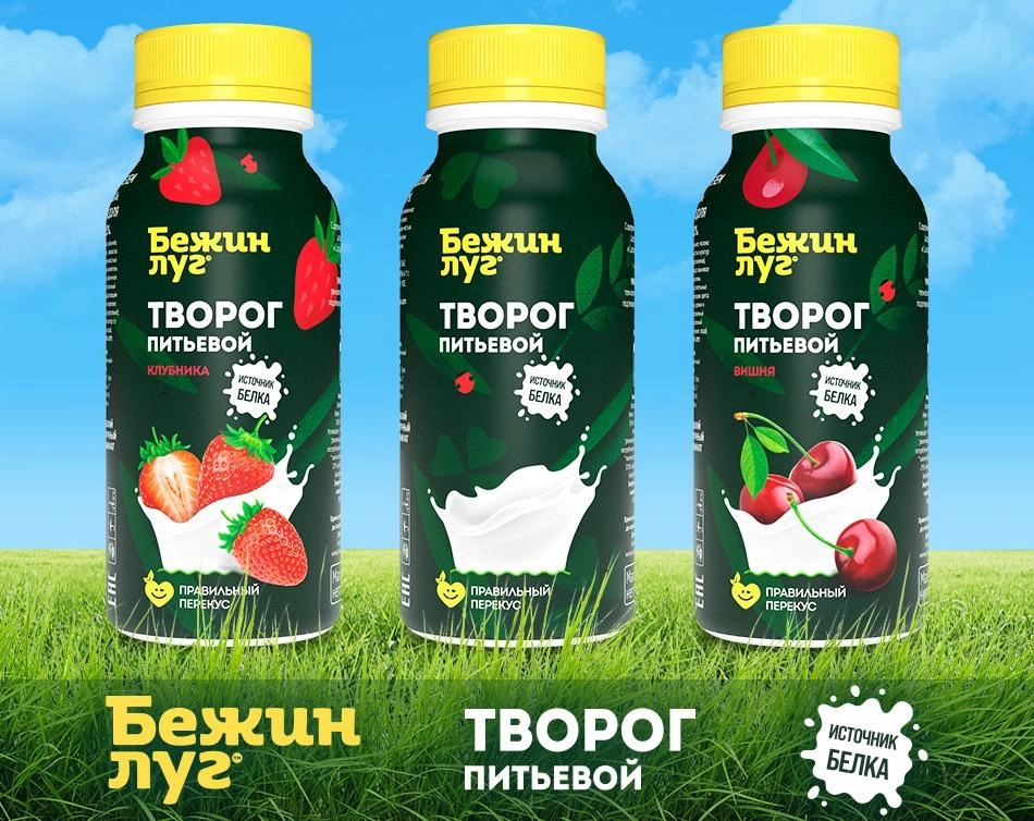 Питьевой творог «Бежин луг»: здоровый и полезный перекус для всей семьи