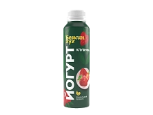 Йогурт "Бежин луг" с наполнителем клубника 2,5%