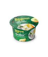 Мягкий творог с грушей и ванилью