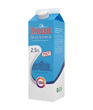 Молоко «Тульское» с жирность 2,5%