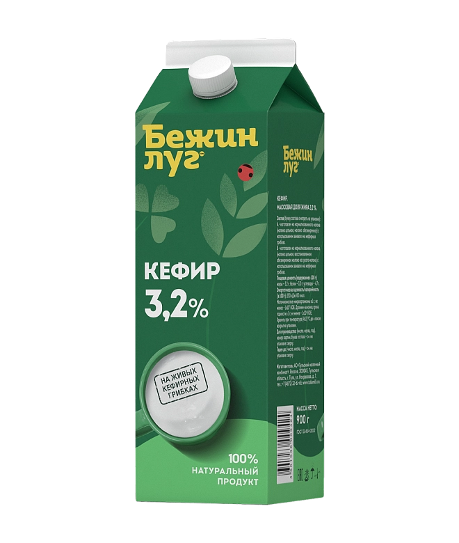 Кефир 3,2% БЕЖИН ЛУГ